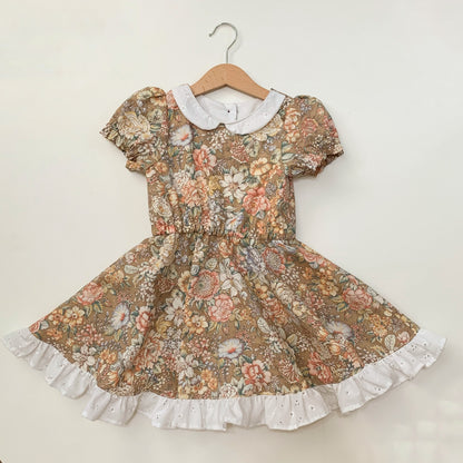 OOAK Puffy Sleeves Twirl Dress 5T