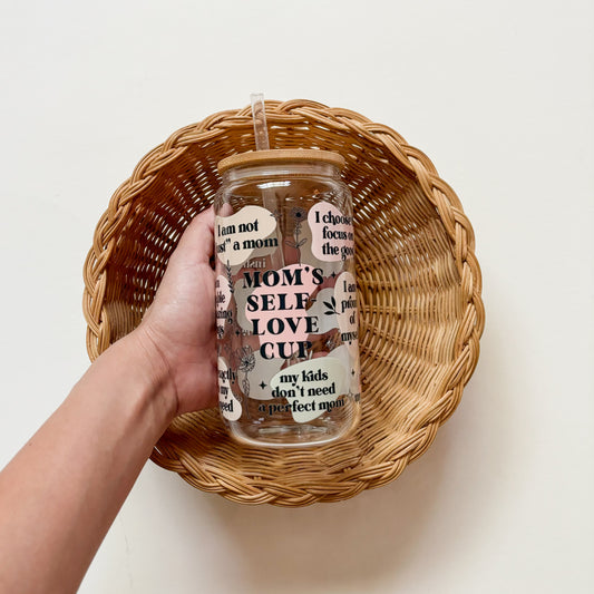 Affirmations Glass Cup