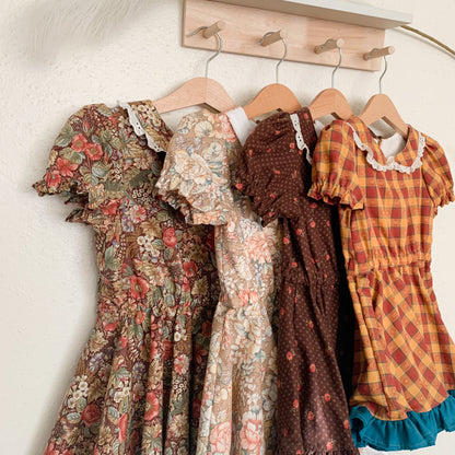 OOAK Puffy Sleeves Twirl Dress 8