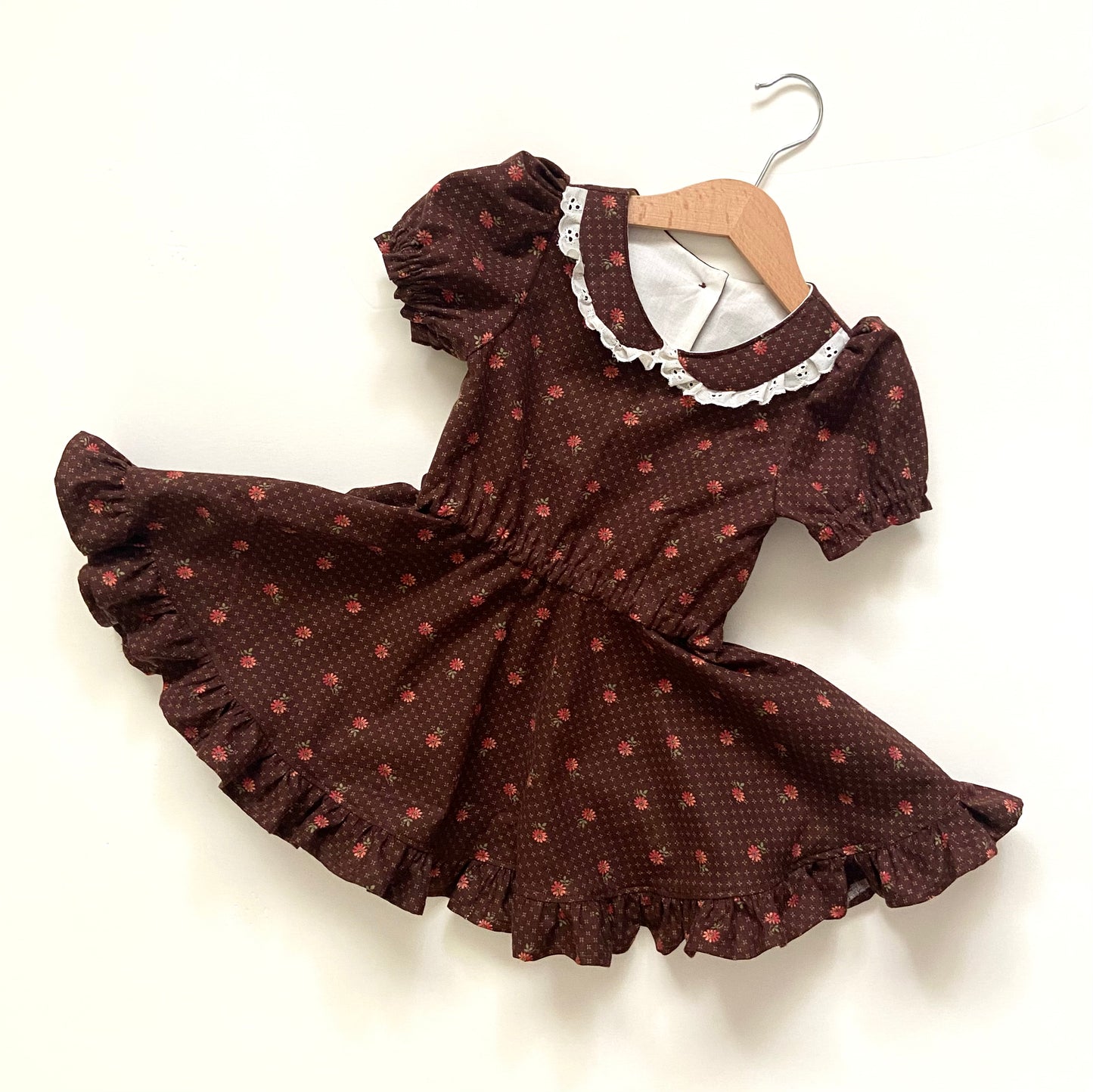 OOAK Puffy Sleeves Twirl Dress 3T